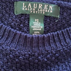 Ralph Lauren Navy Sweater